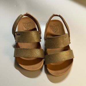 Reef Kids Shimmering Gold Sandals
